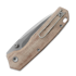 Vosteed Psyop 299 - Stonewash - Norplex UltreX Micarta Taschenmesser, natural