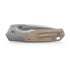 Складной нож Vosteed Psyop 299 - Stonewash - Ti Bolster + Norplex UltreX Micarta, natural