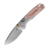Vosteed - Psyop 299 - Stonewash - Ti Bolster + Norplex UltreX Micarta, piros