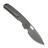 Vosteed Psyop 332 - Acid Wash & Stonewashed - Titanium sulankstomas peilis, Dim Gray