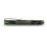 Vosteed Psyop 332 - Blackwash - Current Micarta Taschenmesser, Canvas Rag Burl - Blue