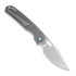 Nóż składany Vosteed Psyop 332 - Satin - Titanium, szara