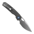 Vosteed Psyop 332 - Stonewash - Carbon Fiber folding knife, black