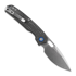 Vosteed Psyop 332 - Stonewash - Carbon Fiber folding knife, black