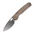 Coltello pieghevole Vosteed Psyop 332 - Stonewash - Micarta, natural