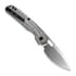 Vosteed Psyop 332 - Stonewash - Norplex UltreX Micarta sulankstomas peilis, juoda