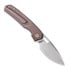 Vosteed Psyop 332 - Stonewash - Titanium sulankstomas peilis, violetinė