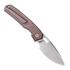 Nóż składany Vosteed Psyop 332 - Stonewash - Titanium, purpurowa