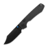 Vosteed Raccoon 2.0 Top Liner Lock - B/W Bowie - Micarta sulankstomas peilis, juoda