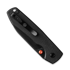Vosteed Raccoon 2.0 Top Liner Lock - B/W Drop - Micarta sulankstomas peilis, juoda