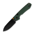 Vosteed Raccoon 2.0 Top Liner Lock - B/W Drop - Micarta sulankstomas peilis, žalia