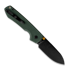Coltello pieghevole Vosteed Raccoon 2.0 Top Liner Lock - B/W Drop - Micarta, verde