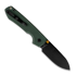 Vosteed Raccoon 2.0 Top Liner Lock - B/W Drop - Micarta sulankstomas peilis, žalia