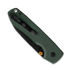 Coltello pieghevole Vosteed Raccoon 2.0 Top Liner Lock - B/W Drop - Micarta, verde