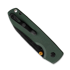 Vosteed Raccoon 2.0 Top Liner Lock - B/W Drop - Micarta sulankstomas peilis, žalia