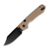 Vosteed Raccoon 2.0 Top Liner Lock - Blackwash - G10 sulankstomas peilis, ruda