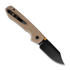 Vosteed Raccoon 2.0 Top Liner Lock - Blackwash - G10 sulankstomas peilis, ruda