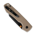 Vosteed Raccoon 2.0 Top Liner Lock - Blackwash - G10 sulankstomas peilis, ruda