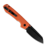 Vosteed Raccoon 2.0 Top Liner Lock - Blackwash Sheepsfoot - G10 sulankstomas peilis, oranssi