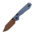 Coltello pieghevole Vosteed Raccoon 2.0 Top Liner Lock - Copper Dune Bowie - G10, blu