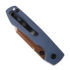 Coltello pieghevole Vosteed Raccoon 2.0 Top Liner Lock - Copper Dune Bowie - G10, blu