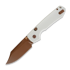 Vosteed Raccoon 2.0 Top Liner Lock - Copper Dune Bowie - G10 sulankstomas peilis, balta