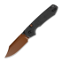Vosteed Raccoon 2.0 Top Liner Lock - Copper Dune Bowie - Micarta sulankstomas peilis, juoda