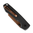Vosteed Raccoon 2.0 Top Liner Lock - Copper Dune Bowie - Micarta sulankstomas peilis, juoda