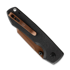 Vosteed Raccoon 2.0 Top Liner Lock - Copper Dune Bowie - Micarta 折叠刀, 黑色