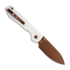 Vosteed Raccoon 2.0 Top Liner Lock - Copper Dune Drop - G10 folding knife, white