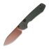 Vosteed Raccoon 2.0 Top Liner Lock - Copper Dune Drop - Micarta kääntöveitsi, vihreä