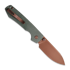 Vosteed Raccoon 2.0 Top Liner Lock - Copper Dune Drop - Micarta kääntöveitsi, vihreä