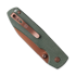 Vosteed Raccoon 2.0 Top Liner Lock - Copper Dune Drop - Micarta folding knife, green