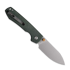 Vosteed Raccoon 2.0 Top Liner Lock - S/W Drop - Micarta sulankstomas peilis, žalia
