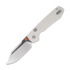 Vosteed Raccoon 2.0 Top Liner Lock - Satin Bowie - G10 sulankstomas peilis, balta
