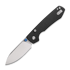 Vosteed Raccoon 2.0 Top Liner Lock - Satin Drop - Micarta sulankstomas peilis, juoda