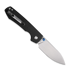 Vosteed Raccoon 2.0 Top Liner Lock - Satin Drop - Micarta sulankstomas peilis, juoda