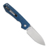 Coltello pieghevole Vosteed Raccoon 2.0 Top Liner Lock - Satin Drop - Micarta, blu