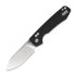 Vosteed Raccoon Crossbar - Aluminium Black - Satin Drop sulankstomas peilis