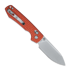Coltello pieghevole Vosteed Raccoon Crossbar - Aluminium Orange - Satin Drop