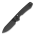 Vosteed Raccoon Crossbar - Micarta Black - B/W Drop sulankstomas peilis
