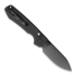 Vosteed Raccoon Crossbar - Micarta Black - B/W Drop sulankstomas peilis