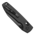 Vosteed Raccoon Crossbar - Micarta Black - B/W Drop sulankstomas peilis