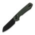 Vosteed Raccoon Crossbar - Micarta Green - B/W Cleaver sulankstomas peilis