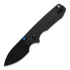 Vosteed Raccoon Cub - G10 Black - B/W Drop folding knife