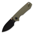 Vosteed Raccoon Cub - G10 Olive - B/W Drop sulankstomas peilis