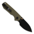 Vosteed Raccoon Cub - G10 Olive - B/W Drop folding knife