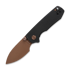 Vosteed Raccoon Cub - G10 Black - Copper Dune Drop sulankstomas peilis