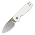 Coltello pieghevole Vosteed Raccoon Cub - G10 White - Satin Drop