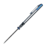 Couteau pliant Vosteed Raccoon TiSlim Crossbar - Blackwash - Titanium, Acid Wash Blue